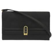 Hermès Vintage Pre-owned Mocka crossbodyvskor Black, Dam