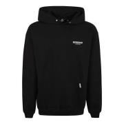 Represent Svart Bomullsweatshirt Aw24 Stil Black, Herr