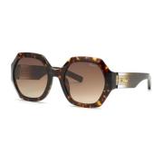 Chopard Brun Acetat Solglasögon med Anti-Reflekterande Linser Brown, D...