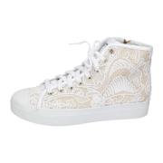 Stokton Textil Sneakers för Kvinnor White, Dam