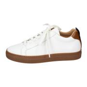 Stokton Läder Damsneakers Snygga Skor White, Dam