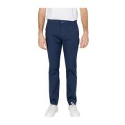 Armani Exchange Blå Bomull Elastan Bland Jeans Byxor Blue, Herr