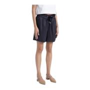 Peserico Ull viskos shorts Blue, Dam