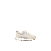 Peserico Mocka nubuck läder sneakers Beige, Dam