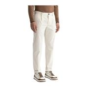 Peserico Franska corduroy chino byxor White, Herr