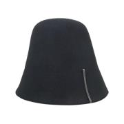 Peserico Ullfilt lampskärmshatt Black, Unisex