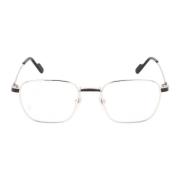 Cartier Fyrkantig Metallram Glasögon Gray, Unisex