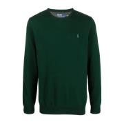 Polo Ralph Lauren Ull Rundhals Tröja Green, Herr