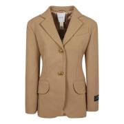 Patou Brun jacka för kvinnor Aw24 Beige, Dam