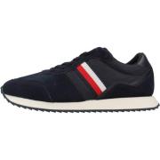 Tommy Hilfiger Stiliga Runner Evo Mix Sneakers Blue, Herr