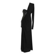 Pinko Svart Klänning Elegant Chic Stil Black, Dam