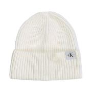 Calvin Klein Jeans Stiliga Hattar Samling White, Unisex