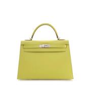 Hermès Vintage Pre-owned Laeder handvskor Yellow, Dam