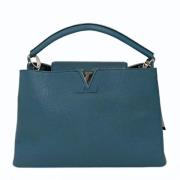 Louis Vuitton Vintage Pre-owned Laeder handvskor Blue, Dam