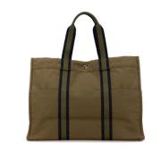 Hermès Vintage Pre-owned Canvas handvskor Brown, Dam