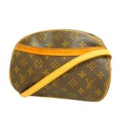 Louis Vuitton Vintage Pre-owned Canvas axelremsvskor Brown, Dam