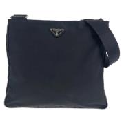 Prada Vintage Pre-owned Canvas prada-vskor Black, Dam