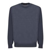 Dell'oglio Blå Cashmere Stickat för Män Blue, Herr