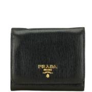 Prada Vintage Pre-owned Laeder plnbcker Black, Dam