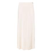 Helmut Lang Flytande Omlottkjol White, Dam