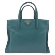 Prada Vintage Pre-owned Laeder prada-vskor Green, Dam