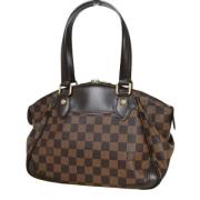 Louis Vuitton Vintage Pre-owned Canvas louis-vuitton-vskor Brown, Dam