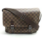 Louis Vuitton Vintage Pre-owned Canvas axelremsvskor Brown, Dam