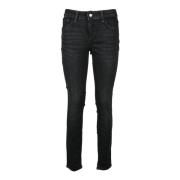 Guess Bomull Modal Elastomultiester Spandex Jeans Black, Dam