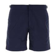 Orlebar Brown Navy Blue Bulldog Badshorts Blue, Herr