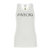 Patou Vit bomullstanktopp White, Dam