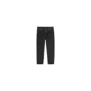 Carhartt Wip Avslappnad passform svarta denimbyxor Black, Herr