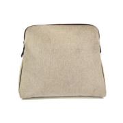 Hermès Vintage Pre-owned Canvas kuvertvskor Beige, Dam