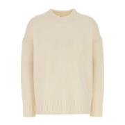 CO Oversized Crew Neck Sweater Beige, Dam