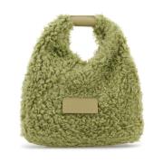 MM6 Maison Margiela Teddy japansk handväska i pastellgrön Green, Dam