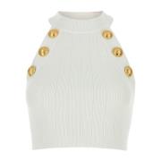 Balmain Stilren Topp White, Dam