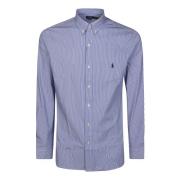 Polo Ralph Lauren Stretch Poplin Hairline Skjorta Blue, Herr