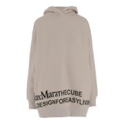 Max Mara Stiliga Hoodies för en trendig look Beige, Dam