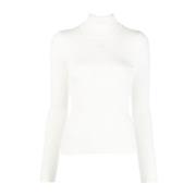 Courrèges Stickad Jumper Skjorta White, Dam