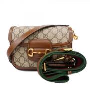 Gucci Vintage Pre-owned Tyg gucci-vskor Beige, Dam