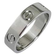 Cartier Vintage Pre-owned Platina ringar Gray, Dam