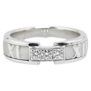 Tiffany & Co. Pre-owned Pre-owned Vitt guld ringar Gray, Dam