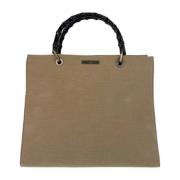 Gucci Vintage Pre-owned Canvas gucci-vskor Beige, Dam