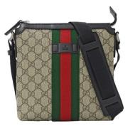 Gucci Vintage Pre-owned Canvas gucci-vskor Beige, Dam