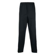 Jil Sander Midnight avsmalnande byxor med elastisk midja Black, Herr