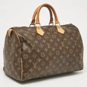 Louis Vuitton Vintage Pre-owned Canvas louis-vuitton-vskor Brown, Dam