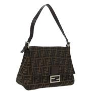 Fendi Vintage Pre-owned Canvas fendi-vskor Brown, Dam