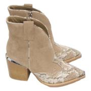 Alma EN Pena Ankelboots Beige, Dam