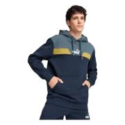 Puma Power Colorblock Hoodie Blue, Herr