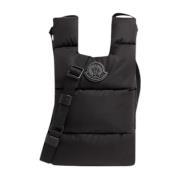 Moncler Vattenavvisande Crossbody-väska Svart Black, Dam