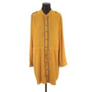 Armani Pre-owned Pre-owned Polyester klnningar Yellow, Dam